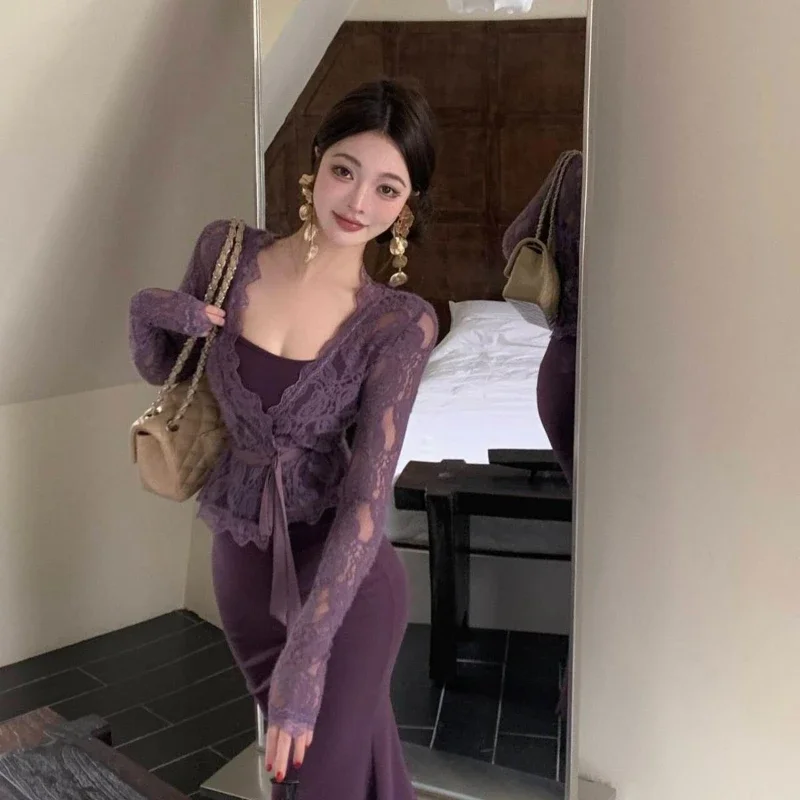 Women's Summer Slim Fit Purple Bodycon Dress High Waist Fishtail Mermaid Hem Spaghetti Strap Evening Party Clubwear
Women's Summer Slim Fit Purple Bodycon Dress High Waist Fishtail Mermaid Hem Spaghetti Strap Evening Party Clubwear