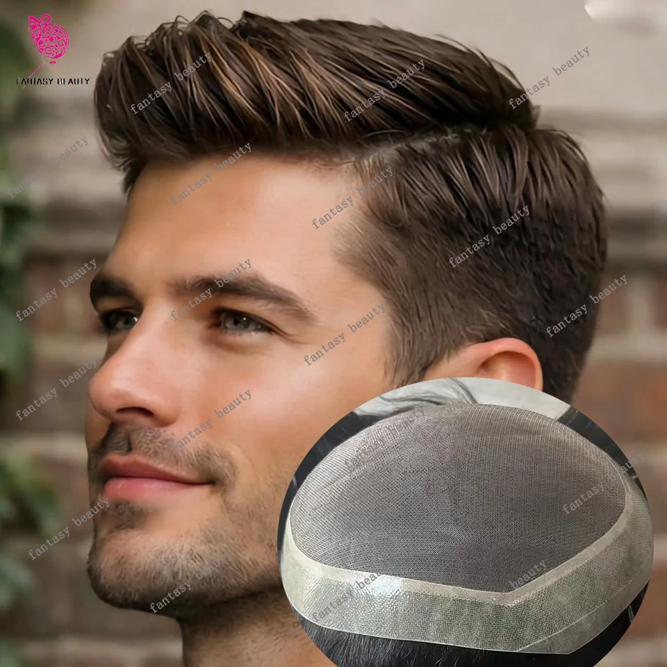 30mm Wavy /Straight Hairstyle for Men Super Durable Mono PU Base Toupee #4 Light Brown Black 100% Human Hair Unit Bleach Knots
30mm Wavy /Straight Hairstyle for Men Super Durable Mono PU Base Toupee #4 Light Brown Black 100% Human Hair Unit Bleach Knots