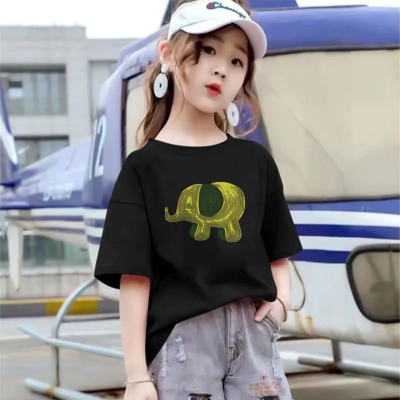 New, Stylish, Comfortable and Breathable Short-sleeved T-shirts with Animal Image Prints for Boys and Girls Kids Clothes
New, Stylish, Comfortable and Breathable Short-sleeved T-shirts with Animal Image Prints for Boys and Girls Kids Clothes