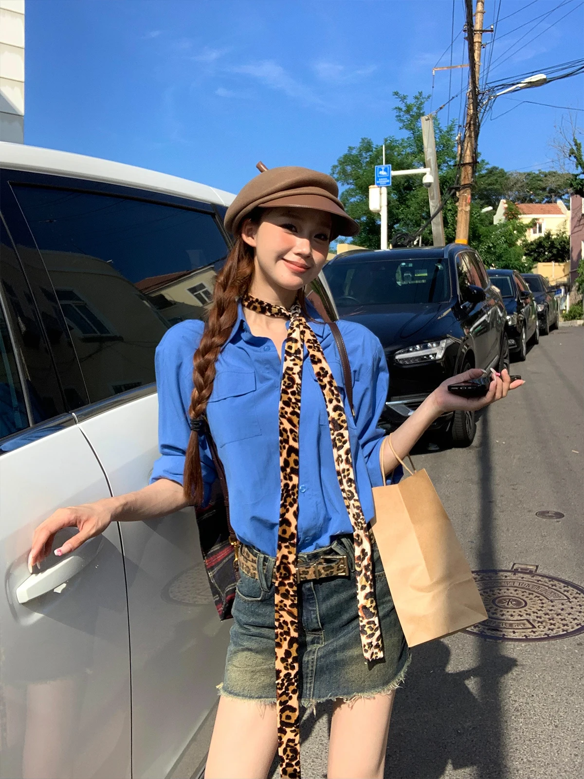 Sophie Coast Fheer Loose Blue irt Women's Pure Color Casual Sle Long Sve Anti-Wrinkle Breathable Sunscreen Top
Sophie Coast Fheer Loose Blue irt Women's Pure Color Casual Sle Long Sve Anti-Wrinkle Breathable Sunscreen Top