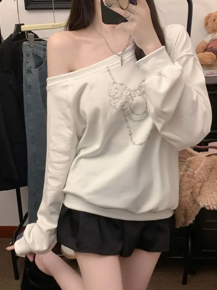 Свободный длинный свитшот све, женский дизайн с узлом и принтом, ранняя осень, новый универсальный повседневный удобный топ
Свободный длинный свитшот све, женский дизайн с узлом и принтом, ранняя осень, новый универсальный повседневный удобный топ