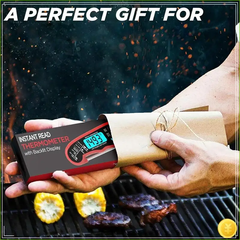 Термометр для мяса Grillers с мгновенным считыванием для гриля и приготовления пищи. Лучший водонепроницаемый сверхбыстрый термометр. Прочный, простой в использовании.
Термометр для мяса Grillers с мгновенным считыванием для гриля и приготовления пищи. Лучший водонепроницаемый сверхбыстрый термометр. Прочный, простой в использовании.