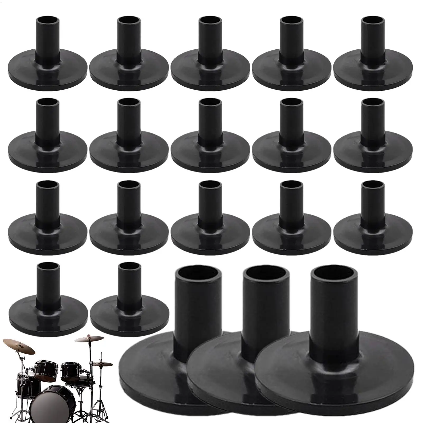 20Pcs/Set Drum Set Cymbals Holder Plastic Flange Connect Stand Rustproof Cymbals Sleeves Percussion Instrument Accessories
20Pcs/Set Drum Set Cymbals Holder Plastic Flange Connect Stand Rustproof Cymbals Sleeves Percussion Instrument Accessories