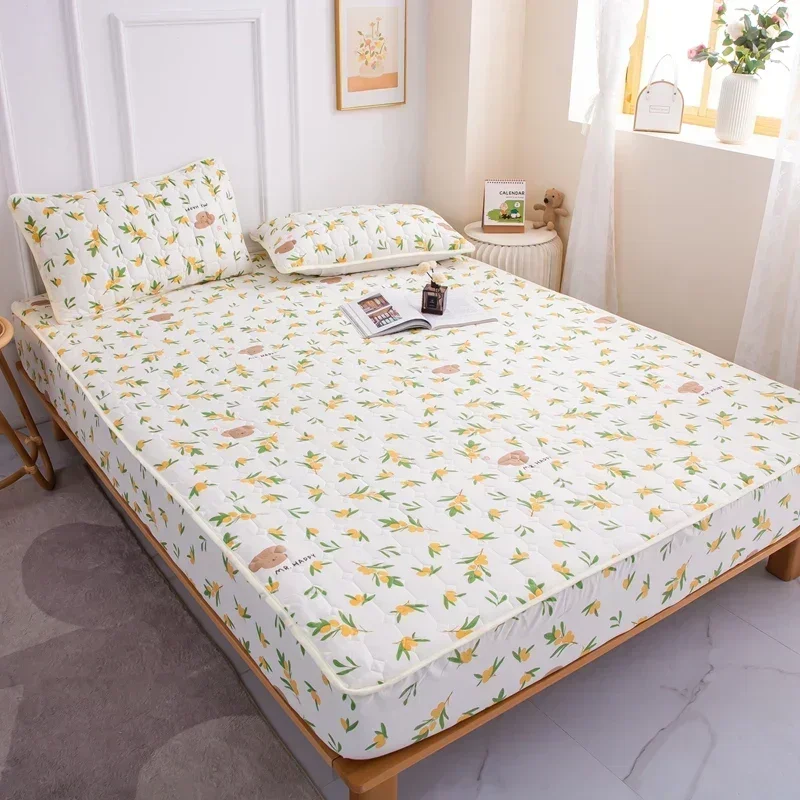 Thick Quilted Mattress Cover, Stitched Bed Linen, Printed Bedding, Large Non-Slip Bed Sheet, Dust Cover without Pillowcase
Thick Quilted Mattress Cover, Stitched Bed Linen, Printed Bedding, Large Non-Slip Bed Sheet, Dust Cover without Pillowcase