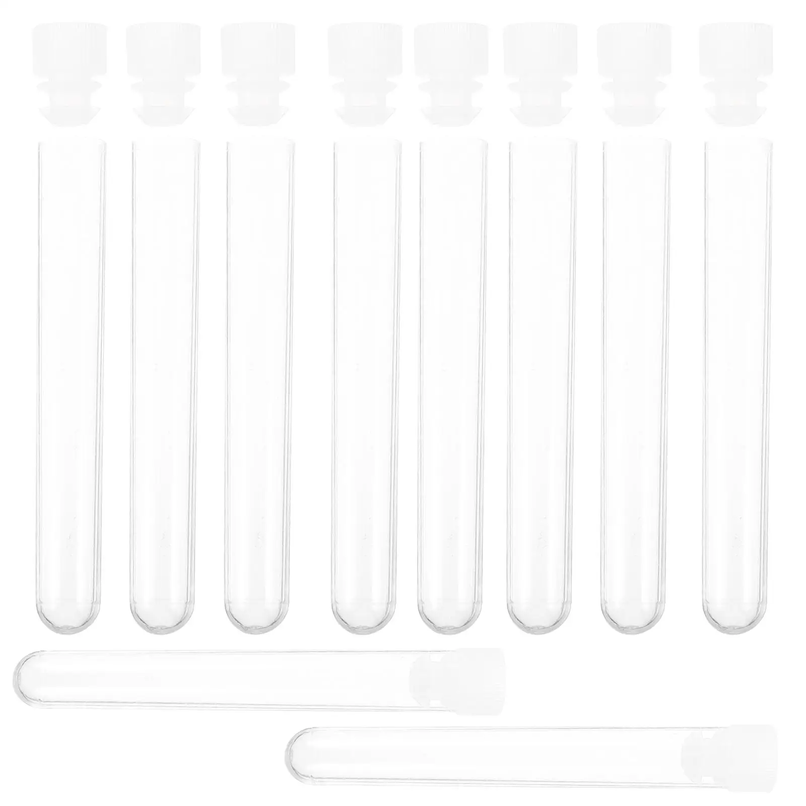 50pcs 15x100mm Clear Test Tubes with Caps for Laboratory Sampling Scientific Experiments Storage Plastic Tubes
50pcs 15x100mm Clear Test Tubes with Caps for Laboratory Sampling Scientific Experiments Storage Plastic Tubes