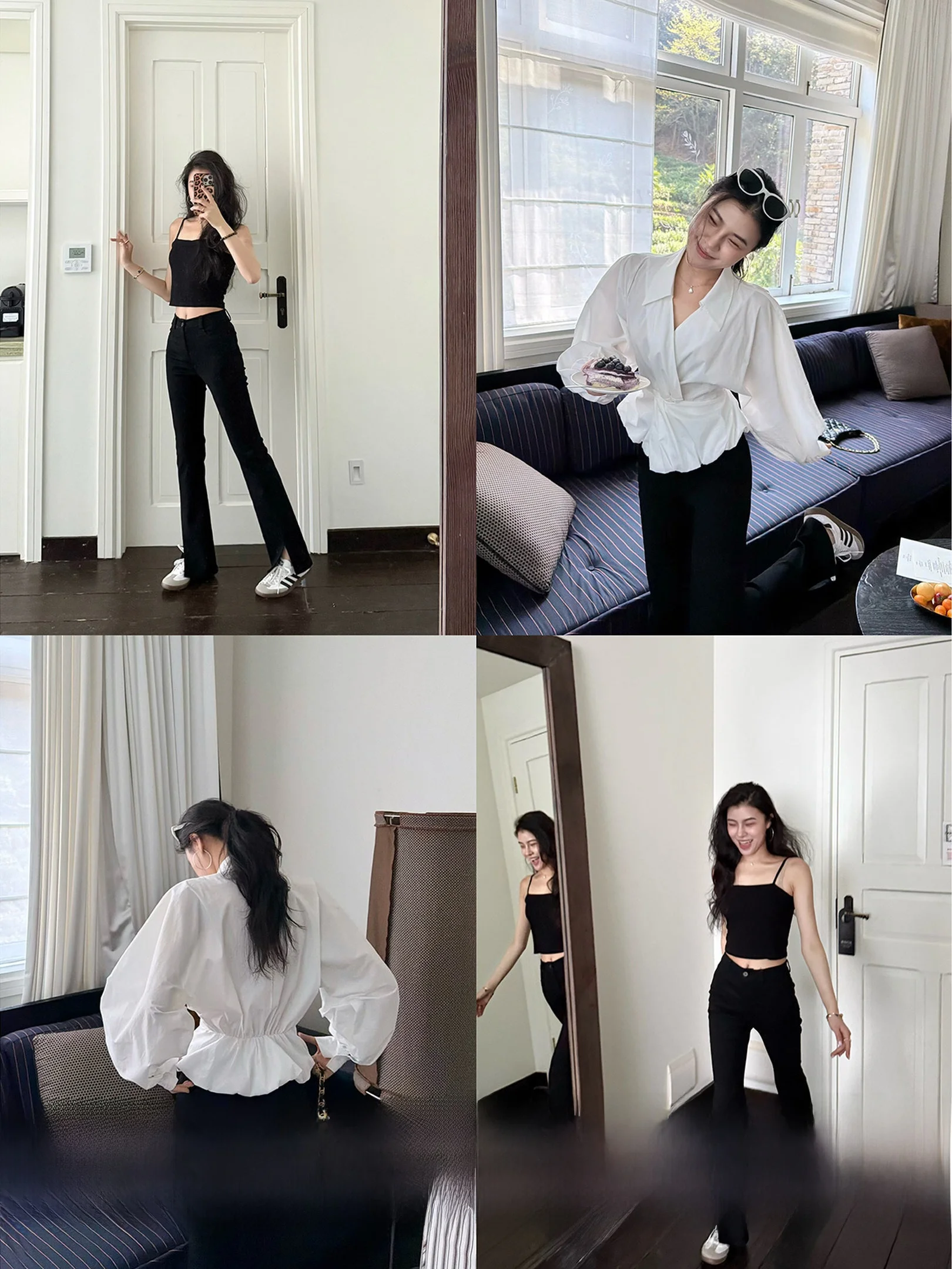 Zhang a Xing Minimalist Storytelling Flower Bud Twist Waist Shirt Front Split Straight Leg Jeans Women's Fashion Set Casual S...
Zhang a Xing Minimalist Storytelling Flower Bud Twist Waist Shirt Front Split Straight Leg Jeans Women's Fashion Set Casual S...