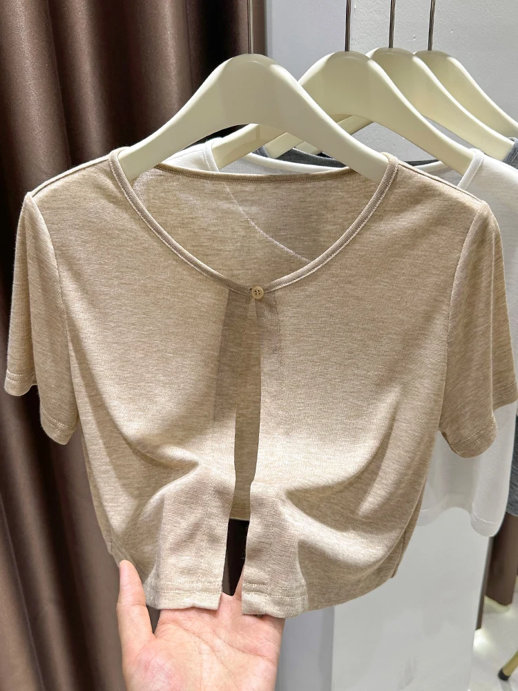 Легкий дышащий кардиган из ледяного шелка для женщин, летний, тонкий, для носки поверх одежды, для кондиционированных помещений...
Легкий дышащий кардиган из ледяного шелка для женщин, летний, тонкий, для носки поверх одежды, для кондиционированных помещений...