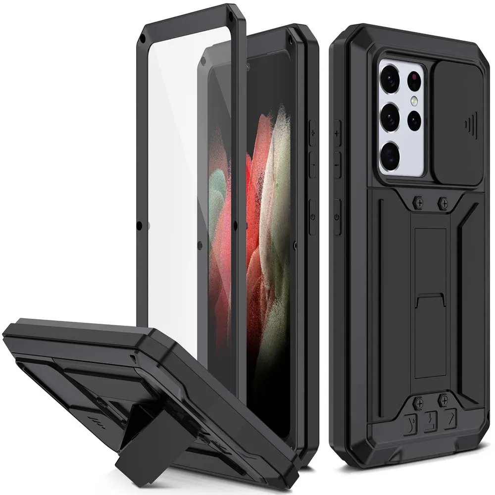 for S25 Edge Ultra Plus Case Shockproof Metal Armor Cover Waterproof Anti Drop Bumper with Kickstand Push Pull Camera Cap
for S25 Edge Ultra Plus Case Shockproof Metal Armor Cover Waterproof Anti Drop Bumper with Kickstand Push Pull Camera Cap