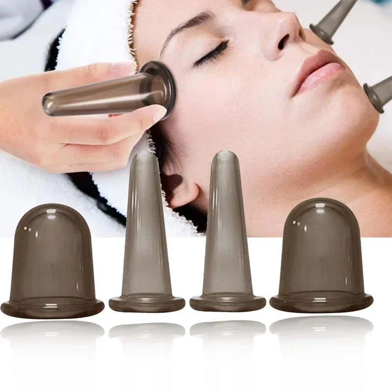 Silicone Vacuum Cupping Massage Jars Anti Cellulite Massage Facial Suction Cups Face Neck Lift Skin Scraping Guasha Anti Wrinkle
Silicone Vacuum Cupping Massage Jars Anti Cellulite Massage Facial Suction Cups Face Neck Lift Skin Scraping Guasha Anti Wrinkle