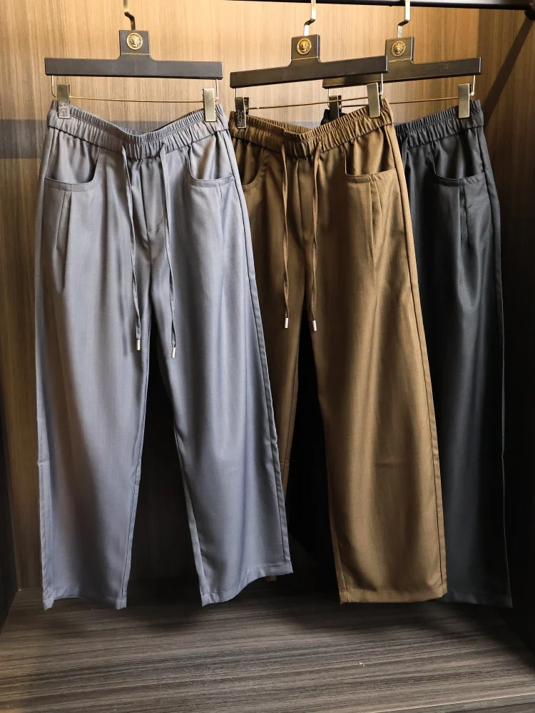 Retro Japanese Style Men's Loose Fit Casual Pants Spring High Waist Straight Leg Breathable Comfortable Polyester Fiber
Retro Japanese Style Men's Loose Fit Casual Pants Spring High Waist Straight Leg Breathable Comfortable Polyester Fiber