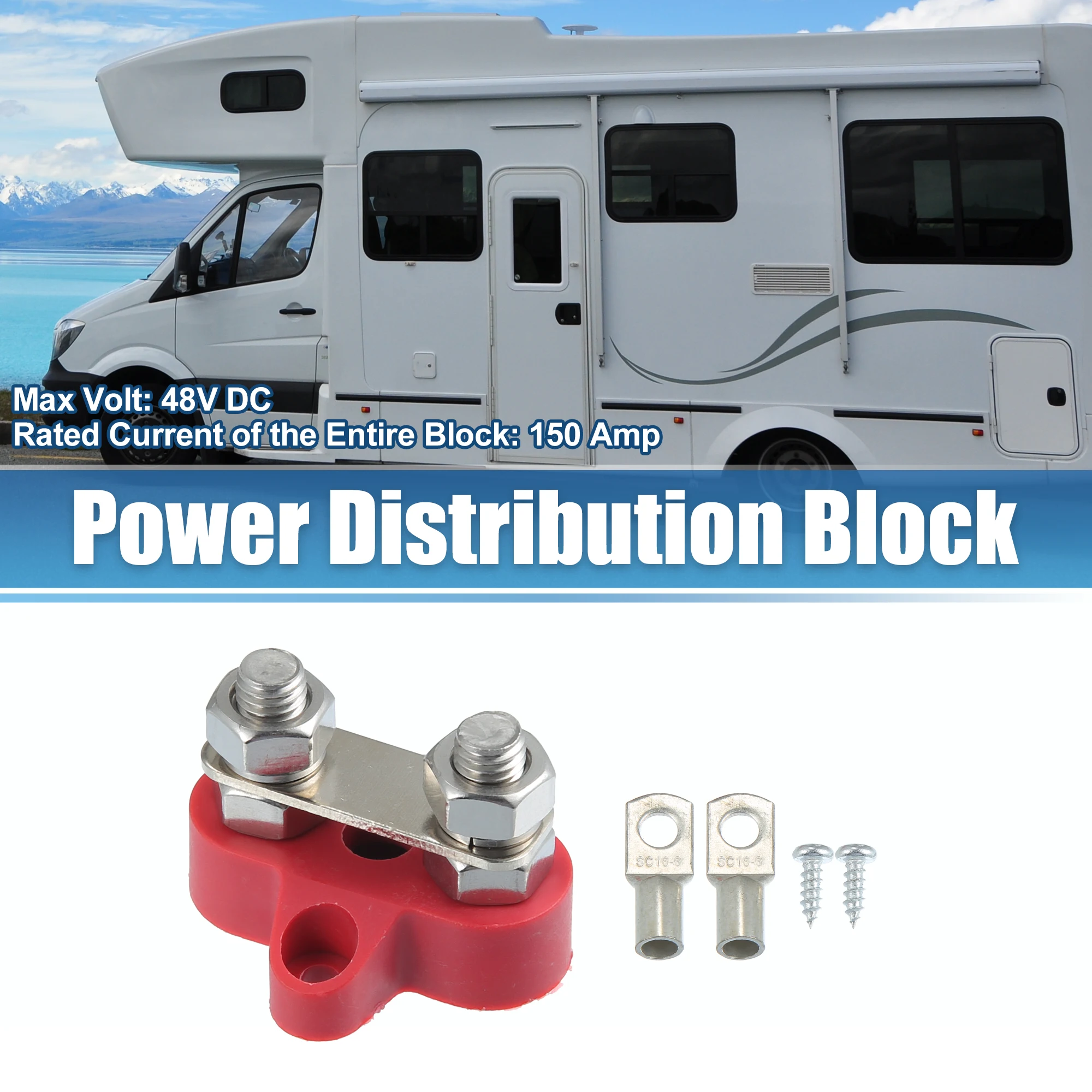 UXCELL 1 комплект шины M8x1,25 клеммная колодка с двойной шпилькой, соединительная стойка для аккумулятора, красный
UXCELL 1 комплект шины M8x1,25 клеммная колодка с двойной шпилькой, соединительная стойка для аккумулятора, красный