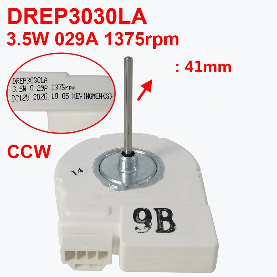1pcs Fan motor DREP3030LA DC12V DC motor computer motor 3.5W 0.29A for Samsung refrigerator
1pcs Fan motor DREP3030LA DC12V DC motor computer motor 3.5W 0.29A for Samsung refrigerator