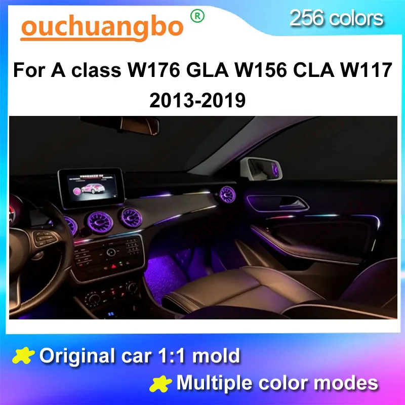Ouchuangbo LED Backlight For A class w176 GLA 250 W156 CLA W117 A180 A200 Ambient Light Atmosphere Lamp environmental Kit
Ouchuangbo LED Backlight For A class w176 GLA 250 W156 CLA W117 A180 A200 Ambient Light Atmosphere Lamp environmental Kit