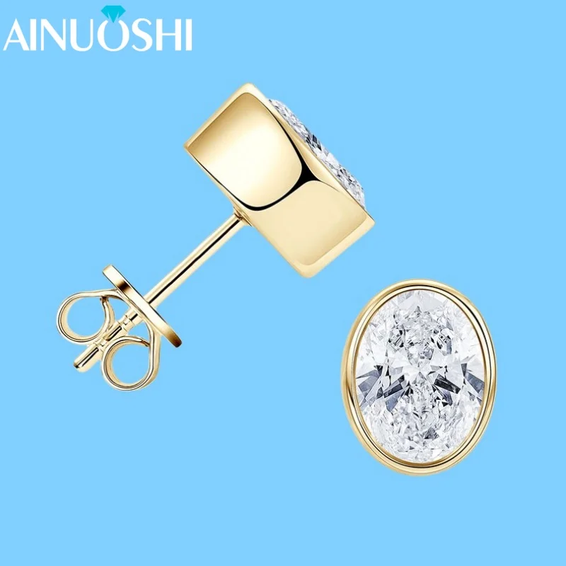 AINUOSHI женские серьги-гвоздики из настоящего серебра S925, простые овальные серьги-гвоздики-пасьянсы 1,50 карата, серьги с муассанитом, вечерние танцевальные ювелирные изделия
AINUOSHI женские серьги-гвоздики из настоящего серебра S925, простые овальные серьги-гвоздики-пасьянсы 1,50 карата, серьги с муассанитом, вечерние танцевальные ювелирные изделия