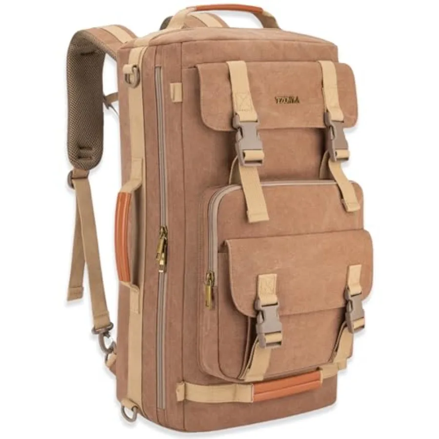 Canvas Travel Backpack Carry on Flight ApprovedLarge Vintage Messenger Bag 3-in-1 Convertible Backpacks Duffel Bag Personal lte
Canvas Travel Backpack Carry on Flight ApprovedLarge Vintage Messenger Bag 3-in-1 Convertible Backpacks Duffel Bag Personal lte
