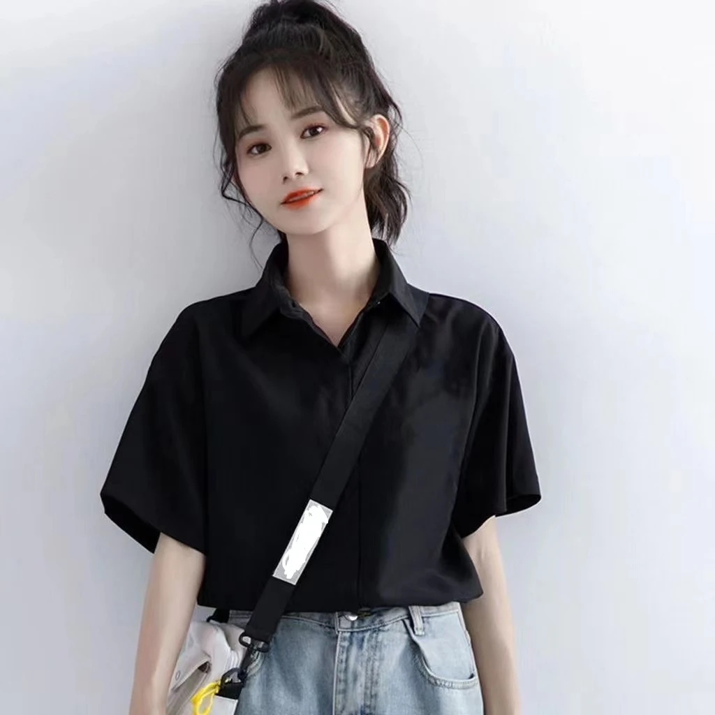 Women's Fashion Casual Loose Short Sleeve Shirt T-shirt Alphabet Print Shirt Half Sleeve
Women's Fashion Casual Loose Short Sleeve Shirt T-shirt Alphabet Print Shirt Half Sleeve