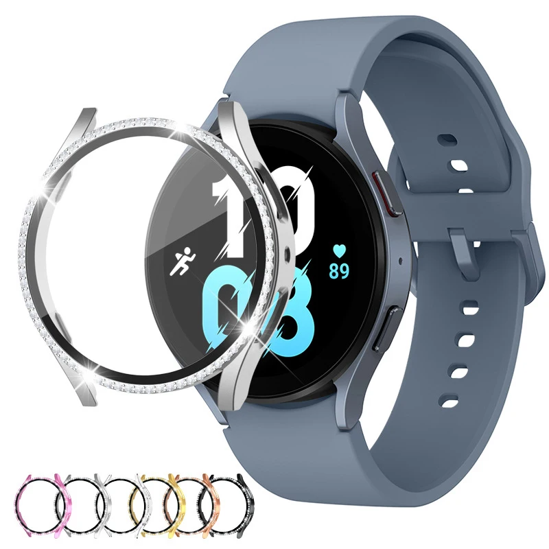Glass+Watch Cover For Samsung Galaxy Watch 5 40mm 44mm and 5 Pro 45mm Hard PC Diamond Bling Case Bumper+Glass Screen Protector
Glass+Watch Cover For Samsung Galaxy Watch 5 40mm 44mm and 5 Pro 45mm Hard PC Diamond Bling Case Bumper+Glass Screen Protector