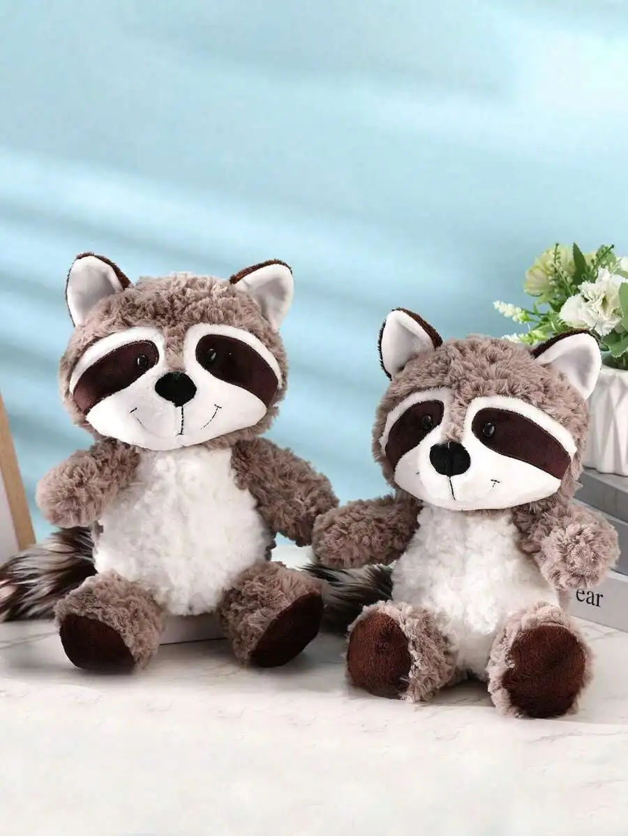 25cm/9.8inch Cute Raccoon Stuffed Animal Small Raccoon Plush Toys Gray Raccoon Plushie Soft Woodland Raccoon Plush Animal Doll For Babies Children Kids Girls Boys Perfect Gifts For Kids Birthday Holiday Festival Decor Home
25cm/9.8inch Cute Raccoon Stuffed Animal Small Raccoon Plush Toys Gray Raccoon Plushie Soft Woodland Raccoon Plush Animal Doll For Babies Children Kids Girls Boys Perfect Gifts For Kids Birthday Holiday Festival Decor Home