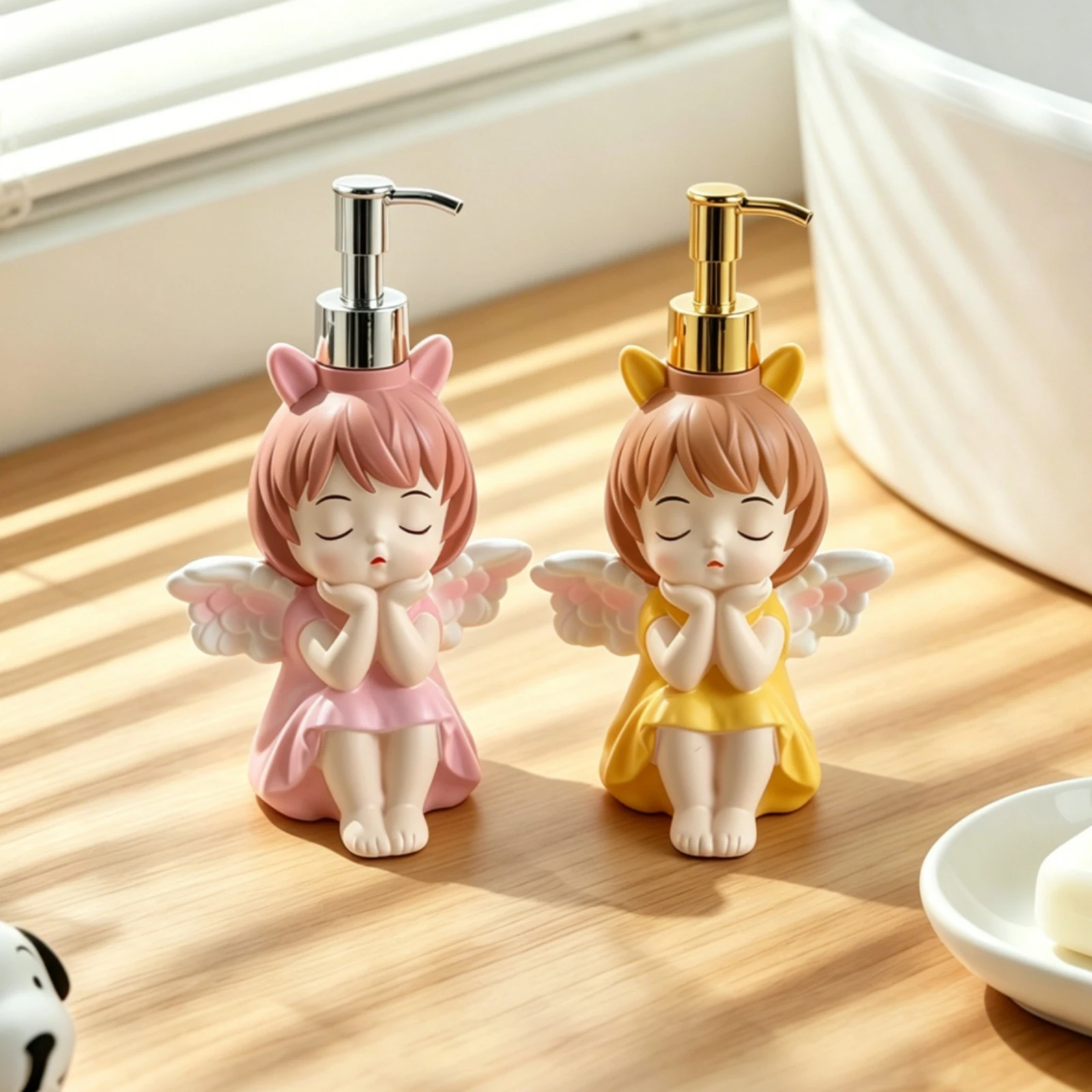 Angel Dispenser Bottle Resin Pump Soap Bottle Bathroom Item Washbasin
Angel Dispenser Bottle Resin Pump Soap Bottle Bathroom Item Washbasin