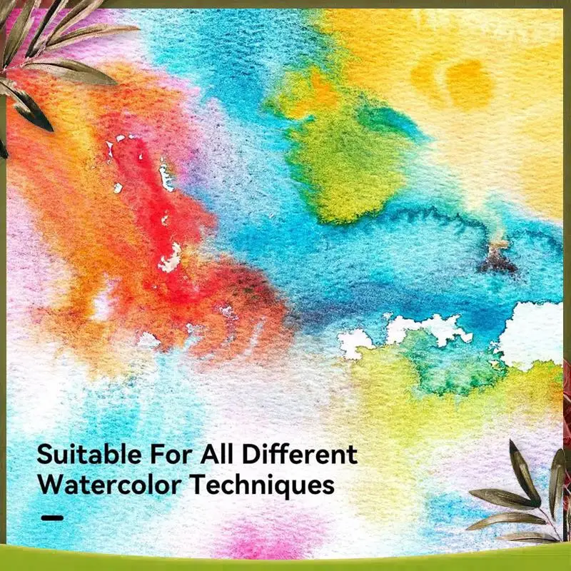 New-60 Sheets Watercolor Paper Cold Press 50% Cotton 140Lb /300Gsm (7.68 X 5.31 Inch)
New-60 Sheets Watercolor Paper Cold Press 50% Cotton 140Lb /300Gsm (7.68 X 5.31 Inch)