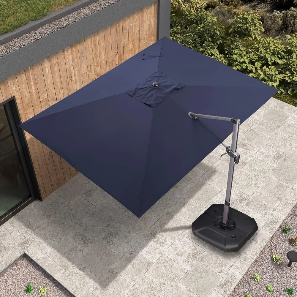 9' X 11.5' Patio Umbrella Outdoor Cantilever Rectangle Umbrella Aluminum Offset Umbrella with 360-degree Rotation
9' X 11.5' Patio Umbrella Outdoor Cantilever Rectangle Umbrella Aluminum Offset Umbrella with 360-degree Rotation
