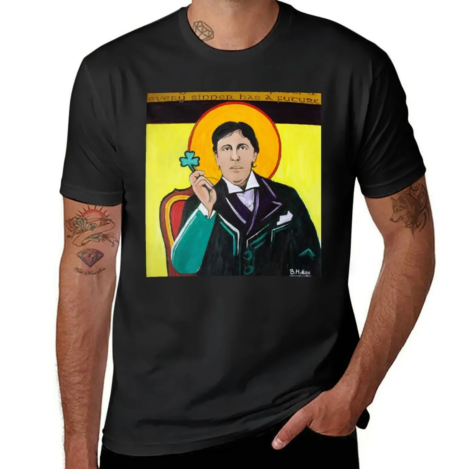 Oscar Wilde Saints & Sinners Buy Irish Art T-Shirt valentines clothes vintage graphic tee Blouse mens clothing
Oscar Wilde Saints & Sinners Buy Irish Art T-Shirt valentines clothes vintage graphic tee Blouse mens clothing