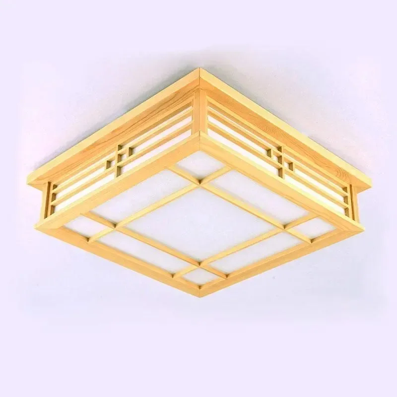LED Wood Square Tatami Ceiling Light Fixture Japanese Korean Style Lamp for Foyer Balcony Bedroom Living Room
LED Wood Square Tatami Ceiling Light Fixture Japanese Korean Style Lamp for Foyer Balcony Bedroom Living Room