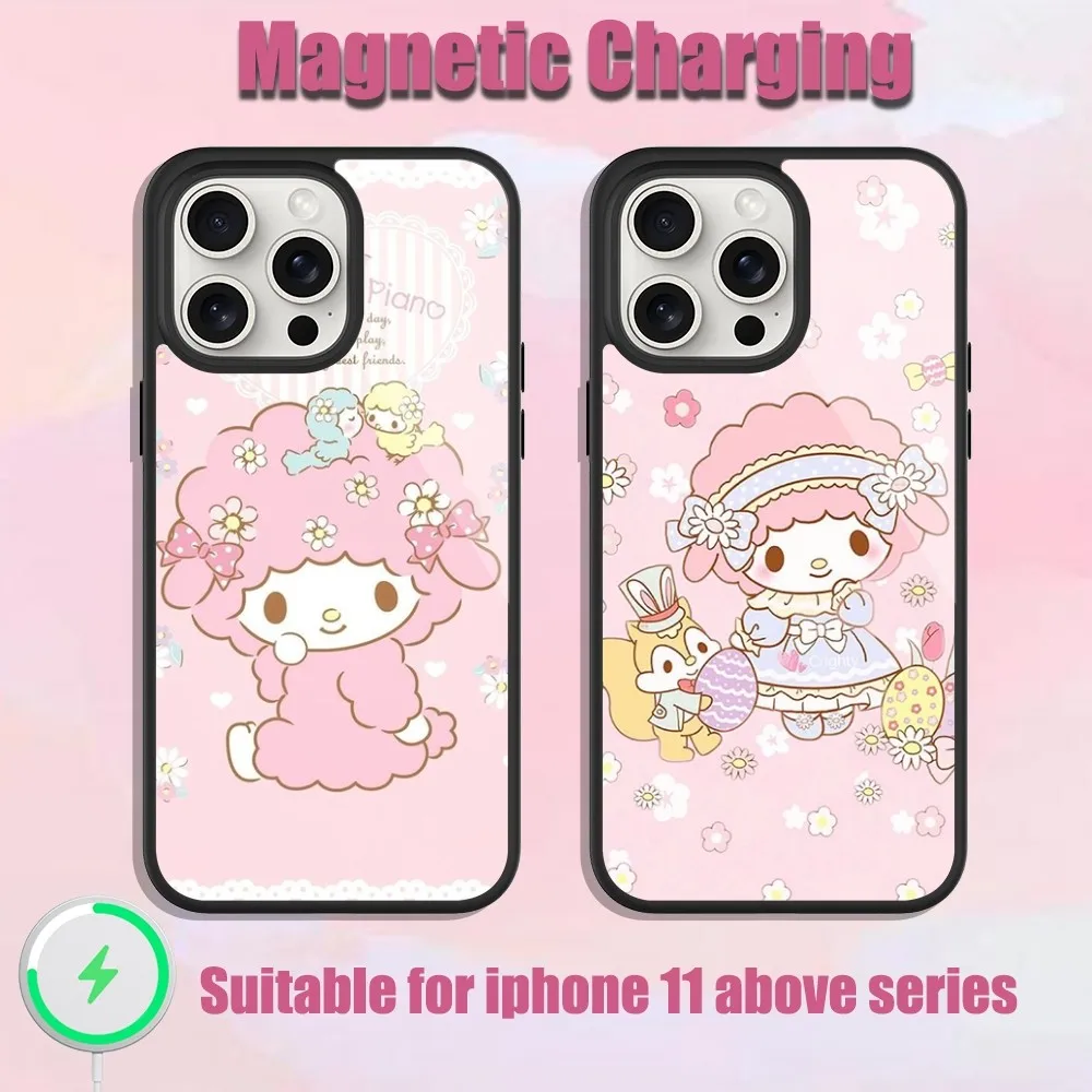 MINISO Piano Phone Case For iPhone 13 15 11 12 14 Plus Pro Max Glass Charging Magsafe Magnetic Cover
MINISO Piano Phone Case For iPhone 13 15 11 12 14 Plus Pro Max Glass Charging Magsafe Magnetic Cover