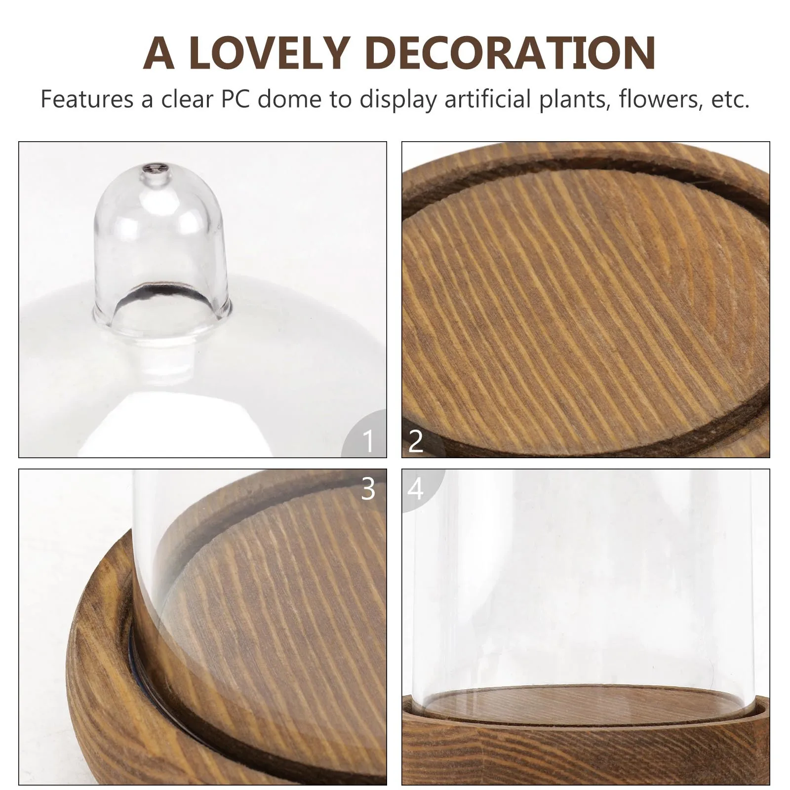 1Pcs Eternal Flower Display Cover Clear Pc Dome Bell Jar for Flowers Artificial Plants Display Clear Dome Pc Bell Jar
1Pcs Eternal Flower Display Cover Clear Pc Dome Bell Jar for Flowers Artificial Plants Display Clear Dome Pc Bell Jar