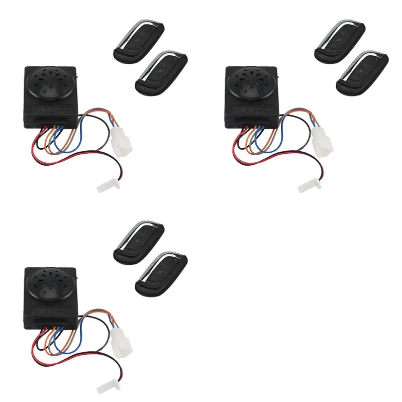 B63B-3X 36V-72V Electric Scooter Alarm System Dual Remote Control Security Moped Alarm Accessories Waterproof Bike Alarm
B63B-3X 36V-72V Electric Scooter Alarm System Dual Remote Control Security Moped Alarm Accessories Waterproof Bike Alarm