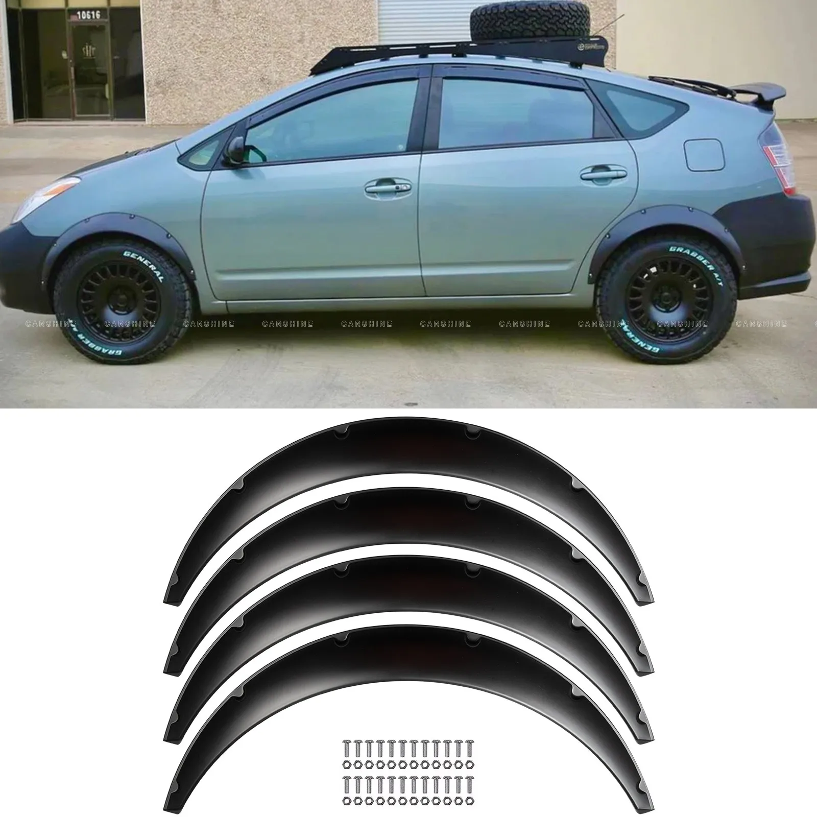 For Toyota Prius Hatchback 4PCS 3.2" Fender Flares Extra Wide Wheel Arches Body
For Toyota Prius Hatchback 4PCS 3.2" Fender Flares Extra Wide Wheel Arches Body