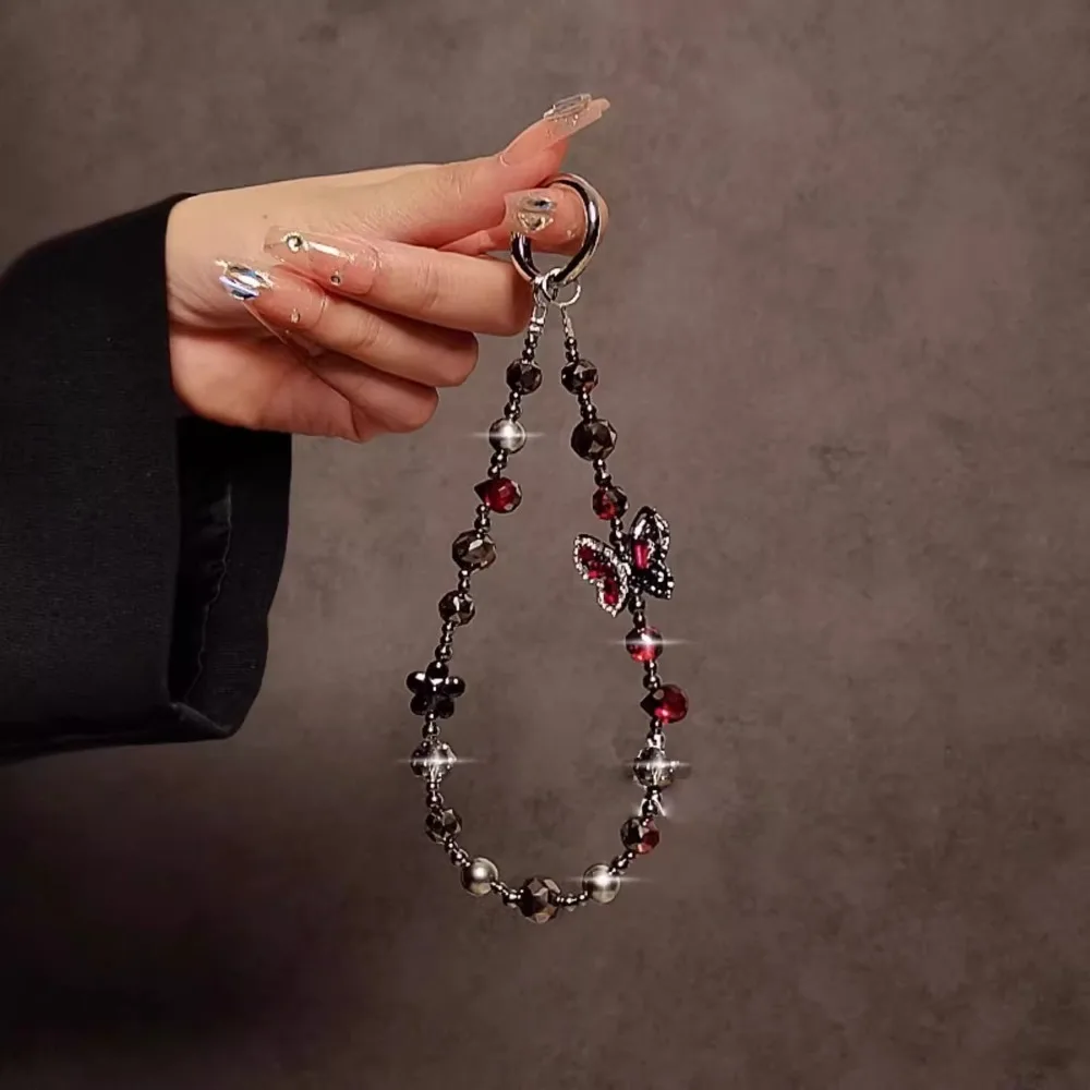 Новый кулон из хрустальных бусин с бриллиантами, подвеска-бабочка, прозрачный ремешок для телефона, съемная подвесная цепочка для женщин и девочек
Новый кулон из хрустальных бусин с бриллиантами, подвеска-бабочка, прозрачный ремешок для телефона, съемная подвесная цепочка для женщин и девочек