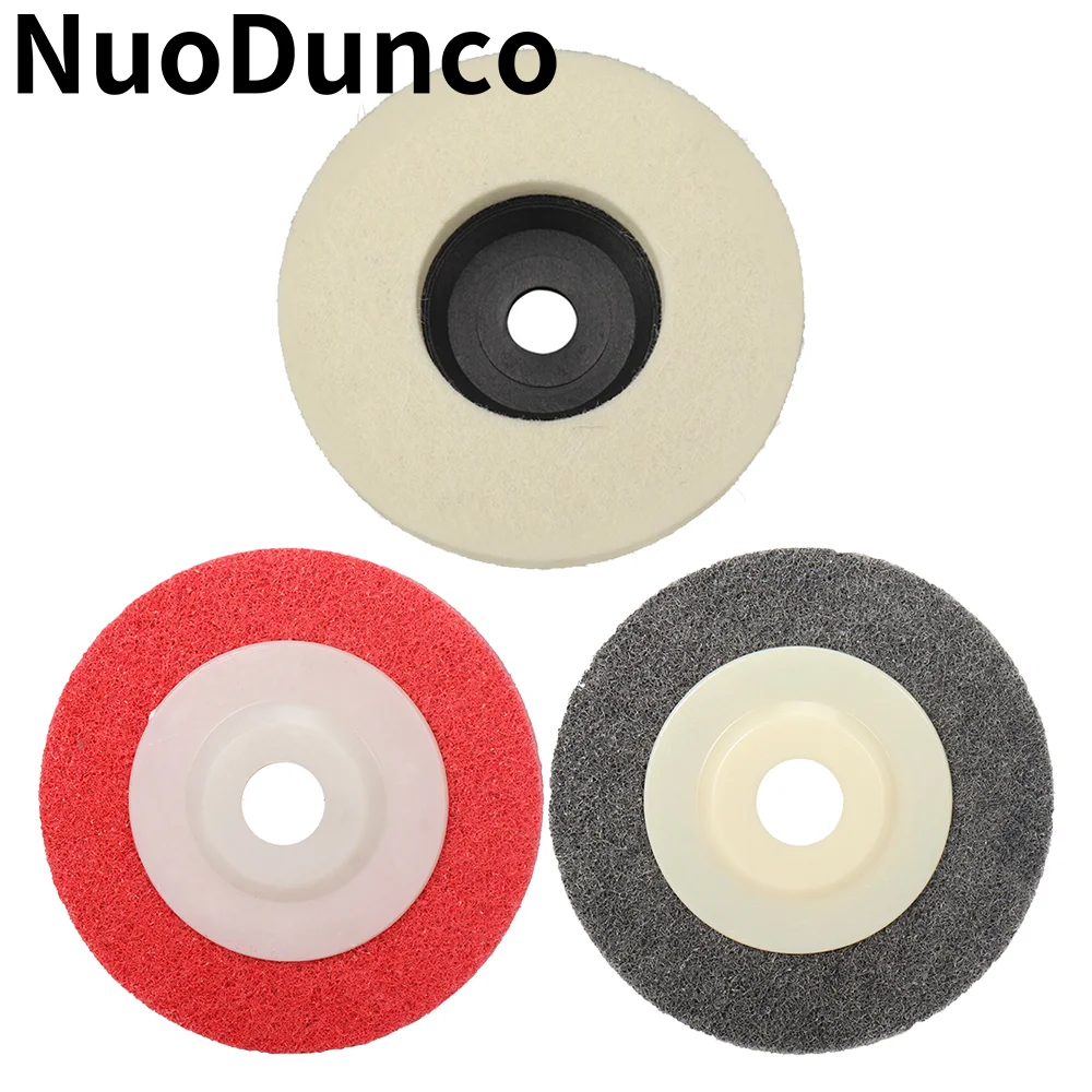 4Inch Non-Woven Nylon Fiber Wool Polishing Pad Wheel for Angle Grinder Buffing Disc Abrasive Grinding Tool for Metal Finishing
4Inch Non-Woven Nylon Fiber Wool Polishing Pad Wheel for Angle Grinder Buffing Disc Abrasive Grinding Tool for Metal Finishing