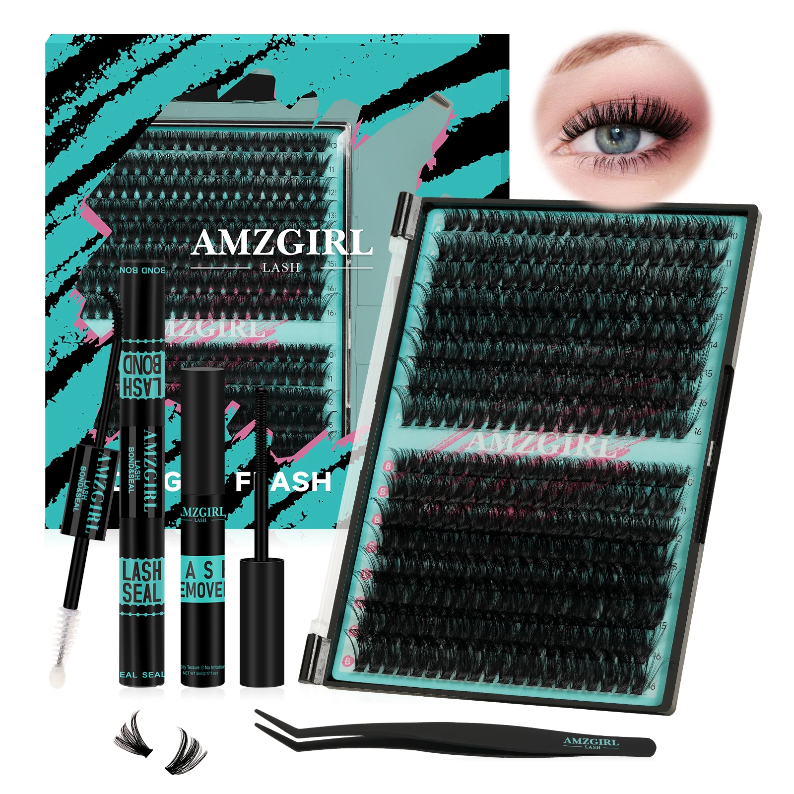 AMZGIRL LASH 320 шт. DIY комплект для наращивания ресниц 70D + 90D кластерные ресницы 10-16 микс D завиток с клеем для ресниц и средство для удаления уплотнений
AMZGIRL LASH 320 шт. DIY комплект для наращивания ресниц 70D + 90D кластерные ресницы 10-16 микс D завиток с клеем для ресниц и средство для удаления уплотнений