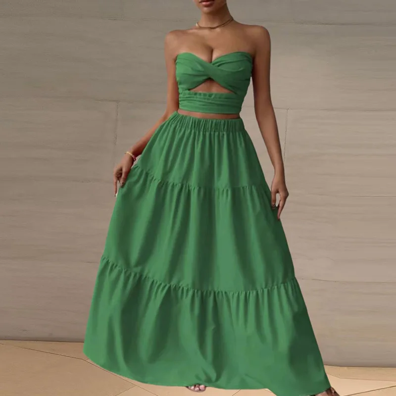 Vintage Pattern Printed Sleeveless 2 Piece Sexy Off Shoulder Hollow Out Vest & Half Skirts Suits Elegant Lady Party Pleat Outfit
Vintage Pattern Printed Sleeveless 2 Piece Sexy Off Shoulder Hollow Out Vest & Half Skirts Suits Elegant Lady Party Pleat Outfit