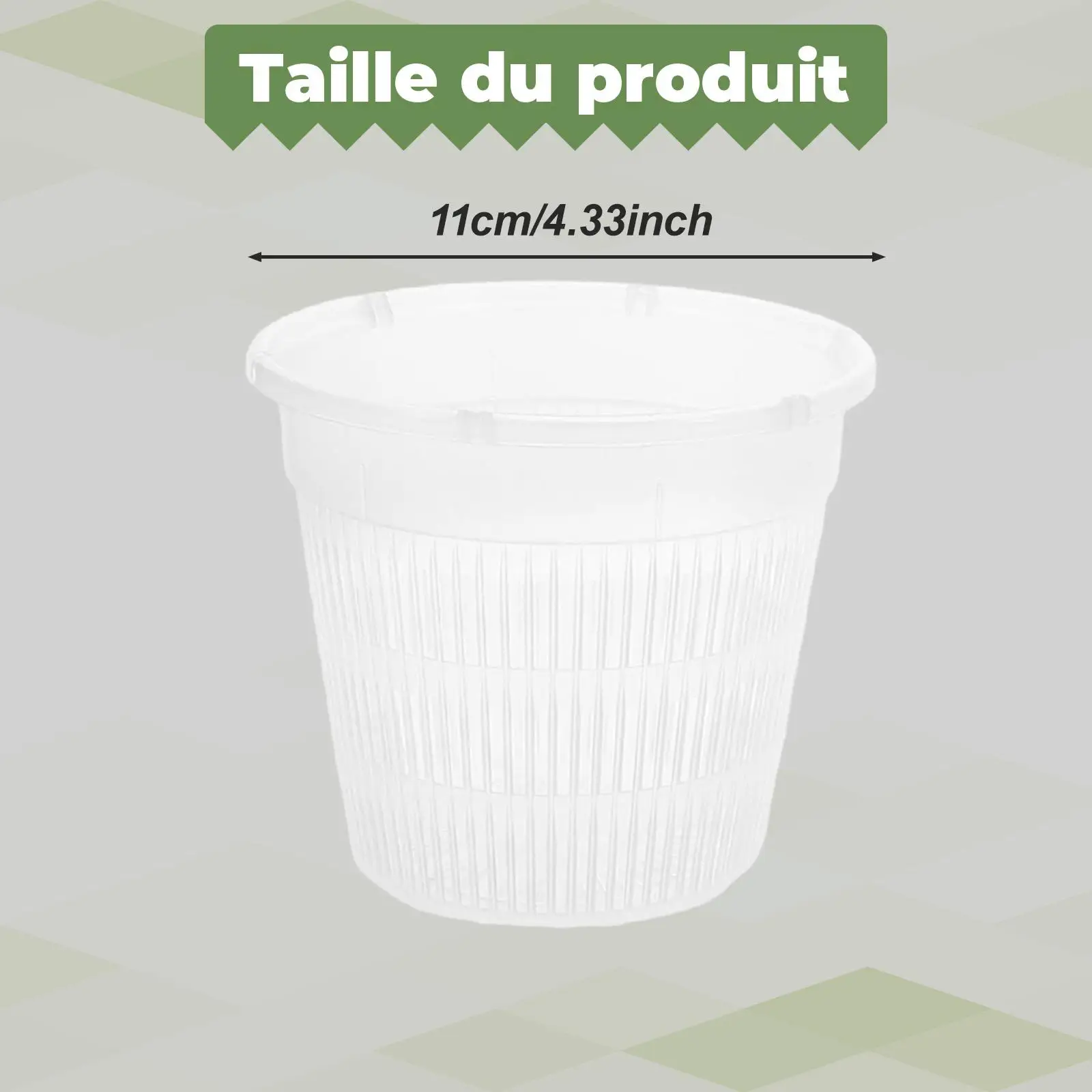 Orchid Planter Net Cup Hydroponic Pot Drainage Hole for Root Control and Elegant Table Vase Decor
Orchid Planter Net Cup Hydroponic Pot Drainage Hole for Root Control and Elegant Table Vase Decor