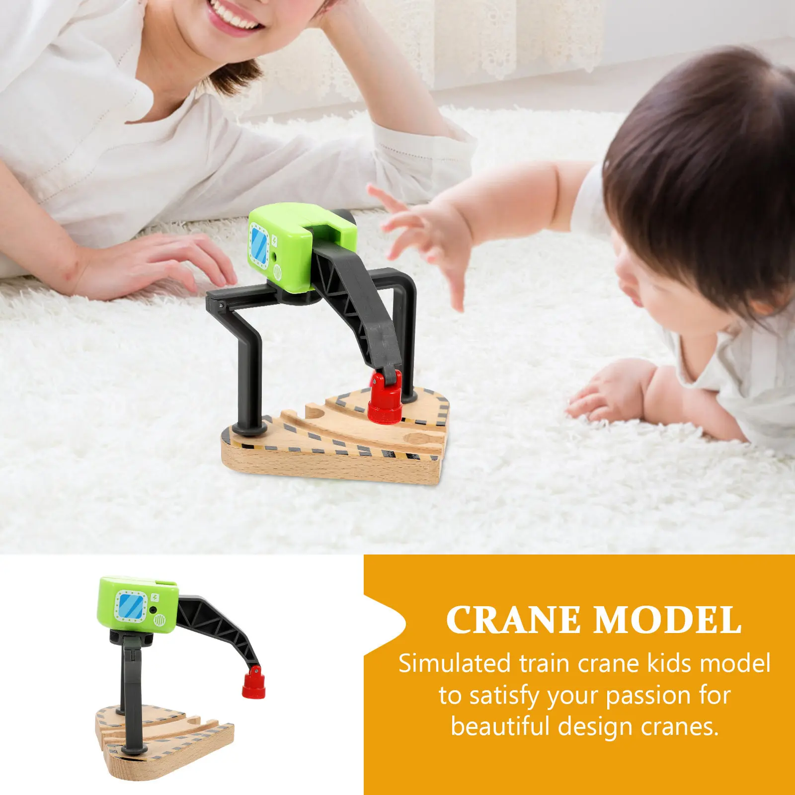 Kids Rounded Play Decorative Railway Crane for Garden Backyard Indoor Use Pretend Train Crane Game Model Railway Scenery
Kids Rounded Play Decorative Railway Crane for Garden Backyard Indoor Use Pretend Train Crane Game Model Railway Scenery