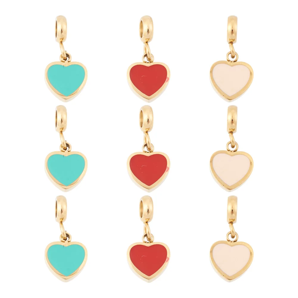 10pcs 304 Stainless Steel Enamel Charms Heart Star Paw Print Pendents for DIY Jewelry Necklace Bracelet Earring Making Wholesale
10pcs 304 Stainless Steel Enamel Charms Heart Star Paw Print Pendents for DIY Jewelry Necklace Bracelet Earring Making Wholesale