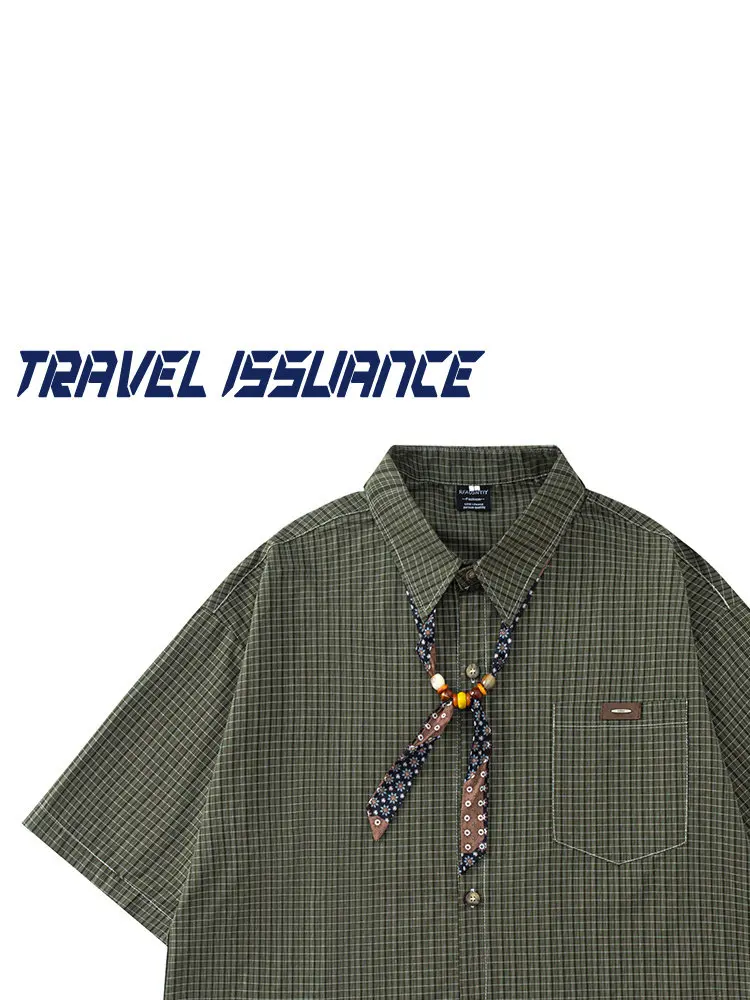 Travel Issuance Beaded Accessories College Style Short Sleeve Loose Fit Men's Shirt Scarf Decorated Casual Breathable Cotton ...
Travel Issuance Beaded Accessories College Style Short Sleeve Loose Fit Men's Shirt Scarf Decorated Casual Breathable Cotton ...