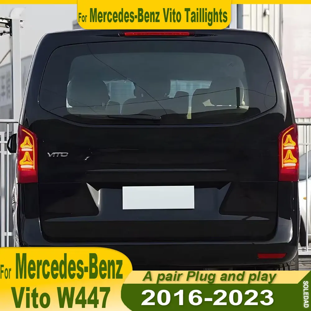 Автомобильные задние фонари в сборе для Mercedes-Benz Vito W447 2016-2024, светодиодные автоматические задние фонари, обновленные аксессуары для динамических задних фонарей
Автомобильные задние фонари в сборе для Mercedes-Benz Vito W447 2016-2024, светодиодные автоматические задние фонари, обновленные аксессуары для динамических задних фонарей