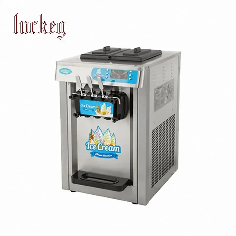 Ice Cream Machine 18L/H Economic tabletop Stainless Steel Commercial Automatic Soft Serve Ice Cream Maker Machine
Ice Cream Machine 18L/H Economic tabletop Stainless Steel Commercial Automatic Soft Serve Ice Cream Maker Machine