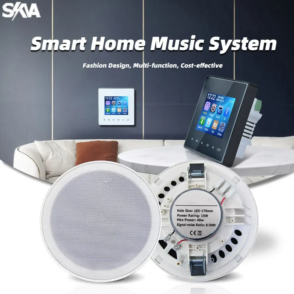 Portable Bluetooth Mini Wall Amplifie and Full-range Stereo Ceiling Loudspeaker Combo for Home Consumer Electronics
Portable Bluetooth Mini Wall Amplifie and Full-range Stereo Ceiling Loudspeaker Combo for Home Consumer Electronics