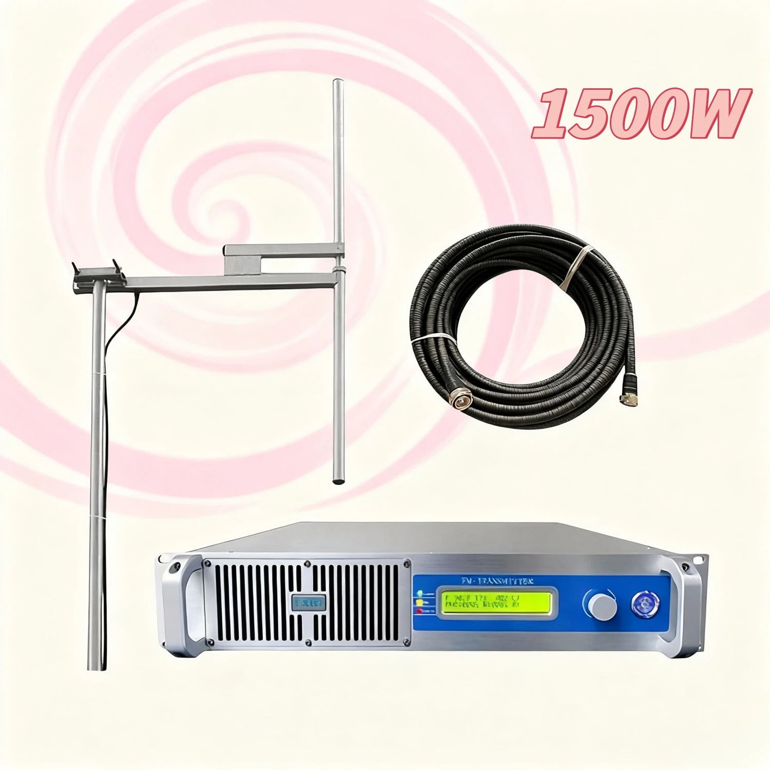 2U, 1.5KW(1500W)Compact Radio Broadcast Transmitter Pack
2U, 1.5KW(1500W)Compact Radio Broadcast Transmitter Pack