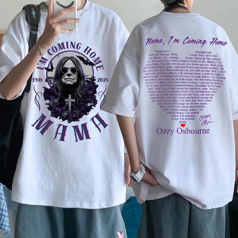 RIP Ozzy Osbourne T Shirt O Neck Women Men Ozzy Osbourne I Am Coming Home Rock Legend Memorial Tee for Fans 
RIP Ozzy Osbourne T Shirt O Neck Women Men Ozzy Osbourne I Am Coming Home Rock Legend Memorial Tee for Fans
