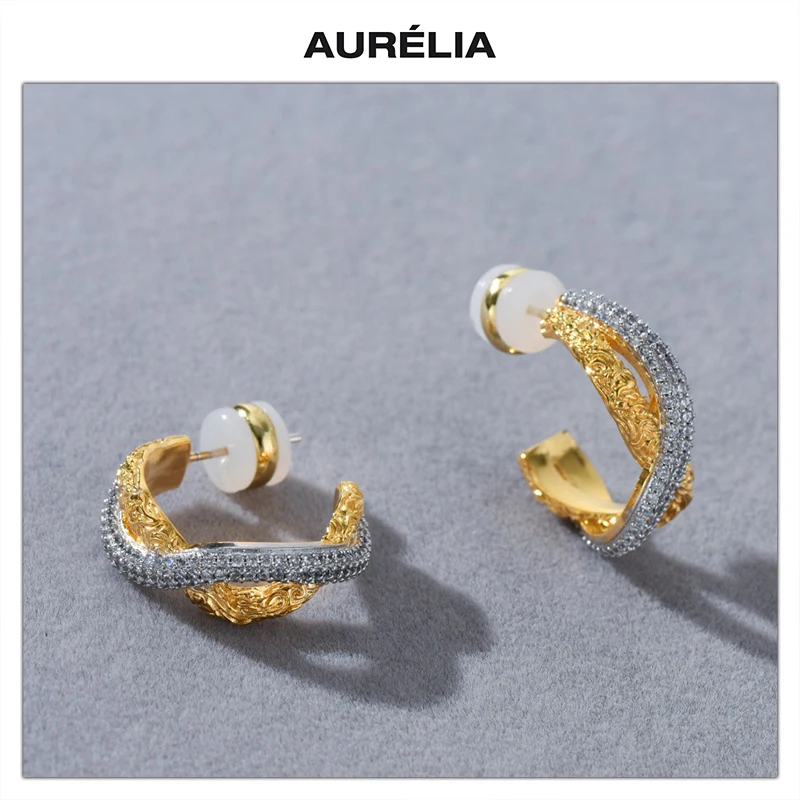 Fashion Exquisite Gold Silver Diamonds Zircon Twisted Earrings Woman Europe Jewelry Accessories
Fashion Exquisite Gold Silver Diamonds Zircon Twisted Earrings Woman Europe Jewelry Accessories