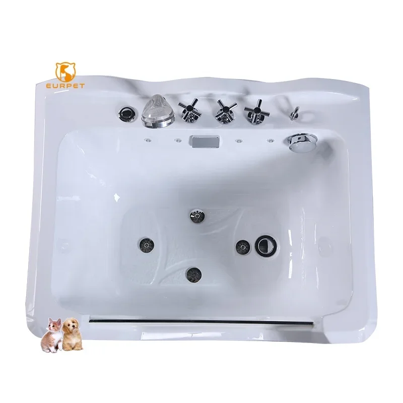 EURPET High quality Acrylic surfing Bubble bath with colorful lights, faucet and negative ion shower for pet shop
EURPET High quality Acrylic surfing Bubble bath with colorful lights, faucet and negative ion shower for pet shop