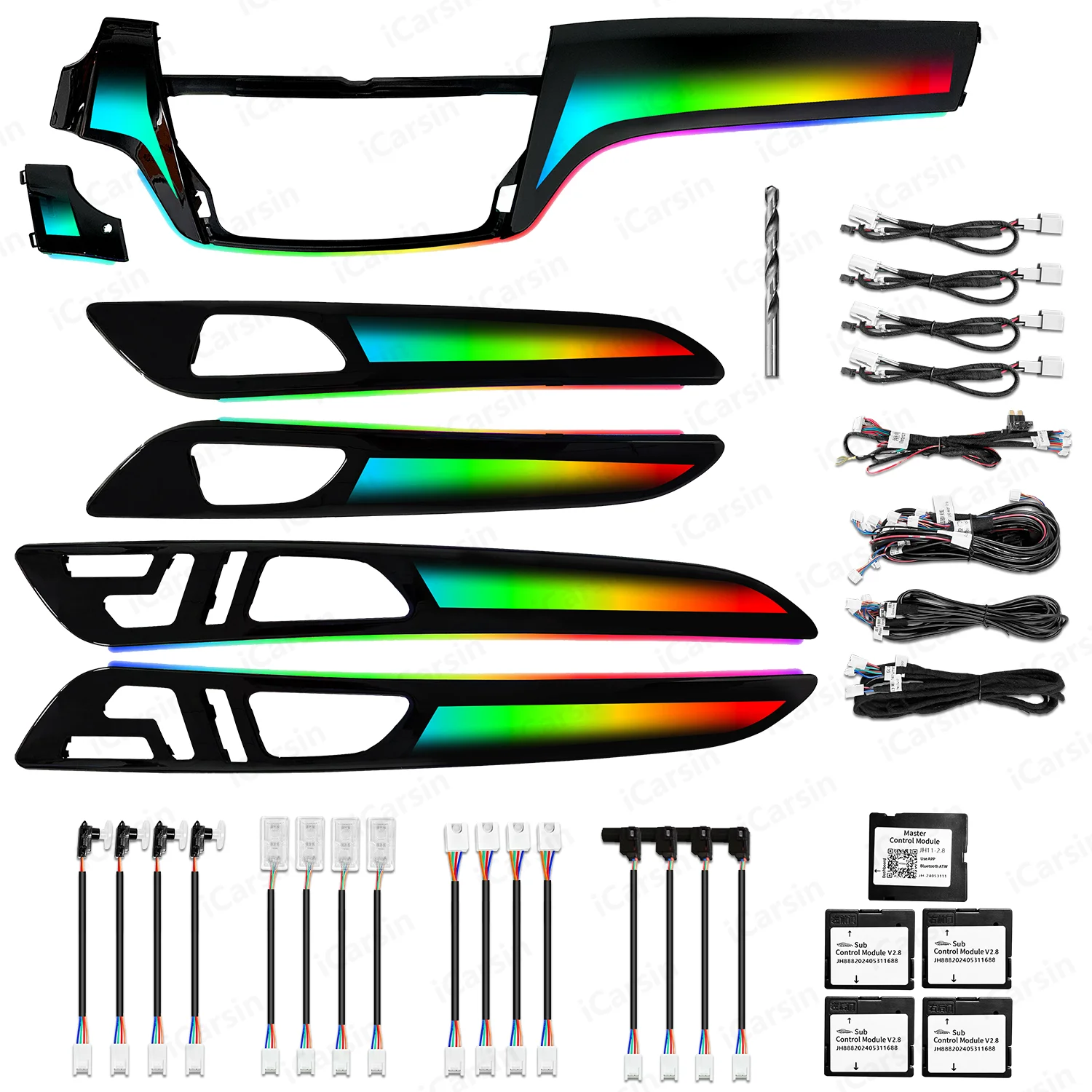 Upgrade 256 Colors LED Car Interior Ambient Lighting For Mercedes Benz GLE/GLS/GL/ML W166 Atmosphere Trim Decoration Accessories
Upgrade 256 Colors LED Car Interior Ambient Lighting For Mercedes Benz GLE/GLS/GL/ML W166 Atmosphere Trim Decoration Accessories