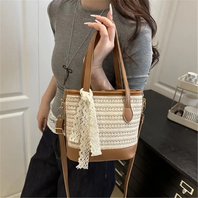 72XE Women Shoulder Bag Large Capacity Crossbody Bag Fashion Beach Bag Lovely Bag Straw Bucket Bag Handbag
72XE Women Shoulder Bag Large Capacity Crossbody Bag Fashion Beach Bag Lovely Bag Straw Bucket Bag Handbag