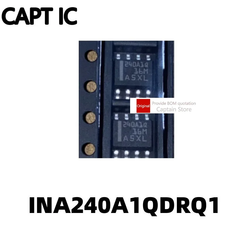 5PCS INA240A1QDRQ1 screen printed 240A1Q SOP8 pin patch current sensitive sensing amplifier 240A1Q
5PCS INA240A1QDRQ1 screen printed 240A1Q SOP8 pin patch current sensitive sensing amplifier 240A1Q