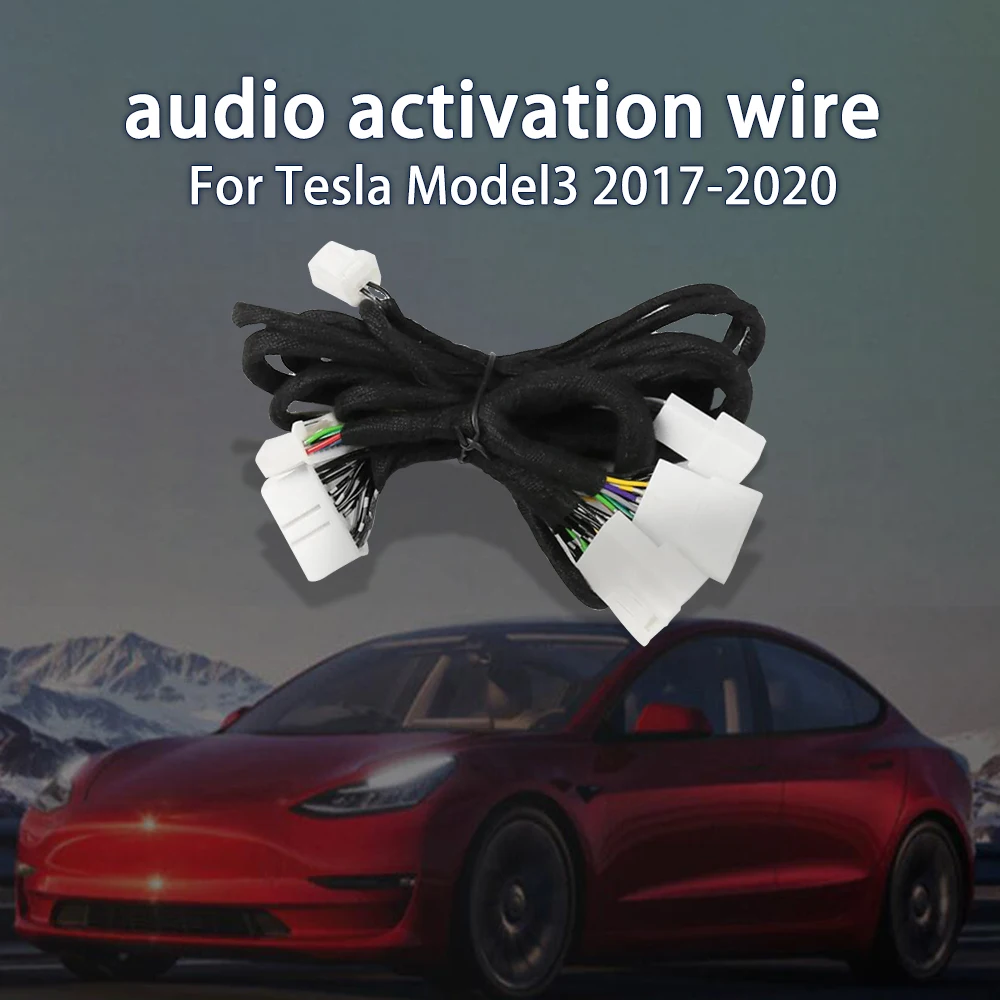 Car interface audio activation cable line For Tesla Model 3 2017 2018 2019 2020 Upgrade Inactive Speaker Activation Wire
Car interface audio activation cable line For Tesla Model 3 2017 2018 2019 2020 Upgrade Inactive Speaker Activation Wire